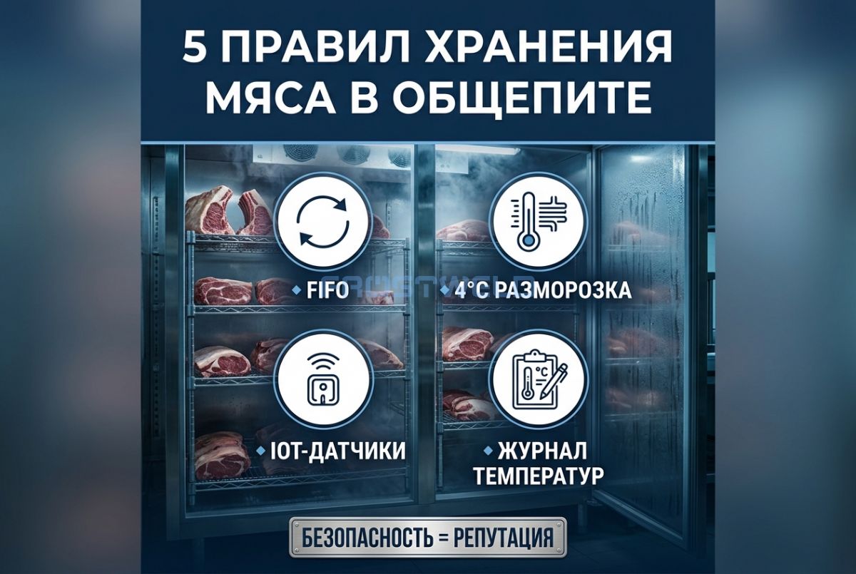Холод как система: Температурные режимы хранения мяса по СанПиН и требования к холодильному оборудованию