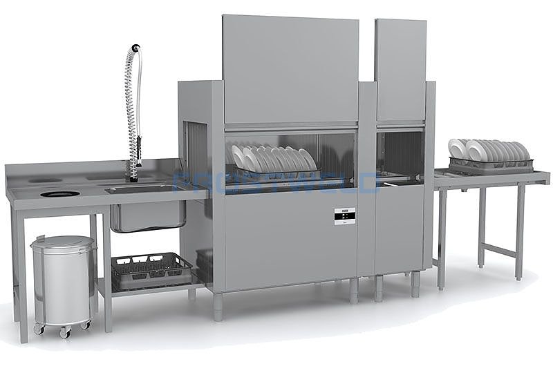 Машина посудомоечная конвейерная Apach Chef Line LTPT200 WMR MAYQ1X — фото 2