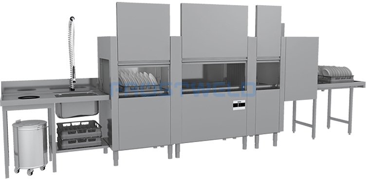 Машина посудомоечная конвейерная Apach Chef Line LTPT200 WMR POWER — фото 1