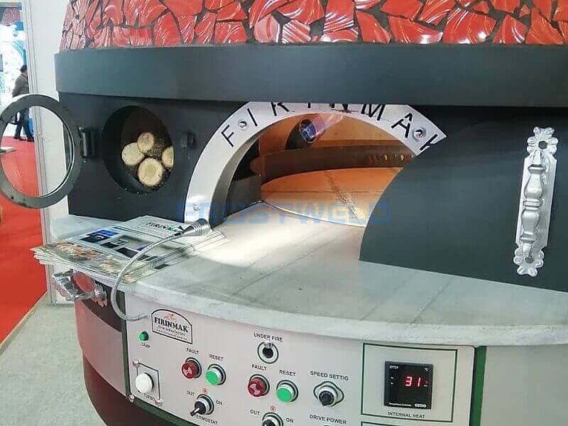 Печь для пиццы комбинированная ротационная Firinmak RotAroWoodGas 120 — фото 15