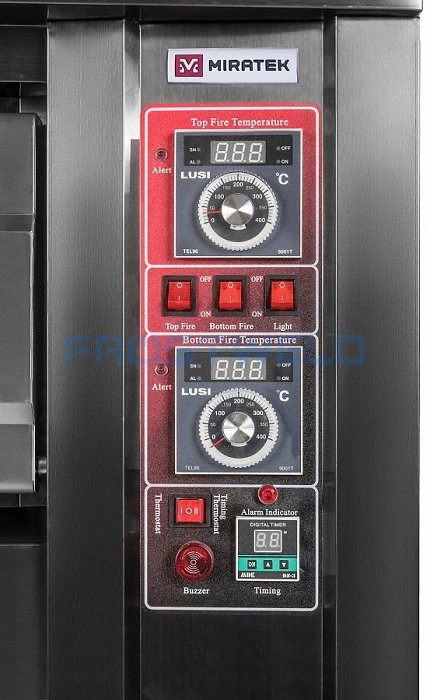 Печь хлебопекарная Miratek BK-36G (каменный под + пароувлажнение) — фото 6