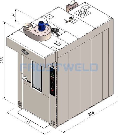 Печь ротационная WLBake ROTOR PRO (платформа) — фото 2