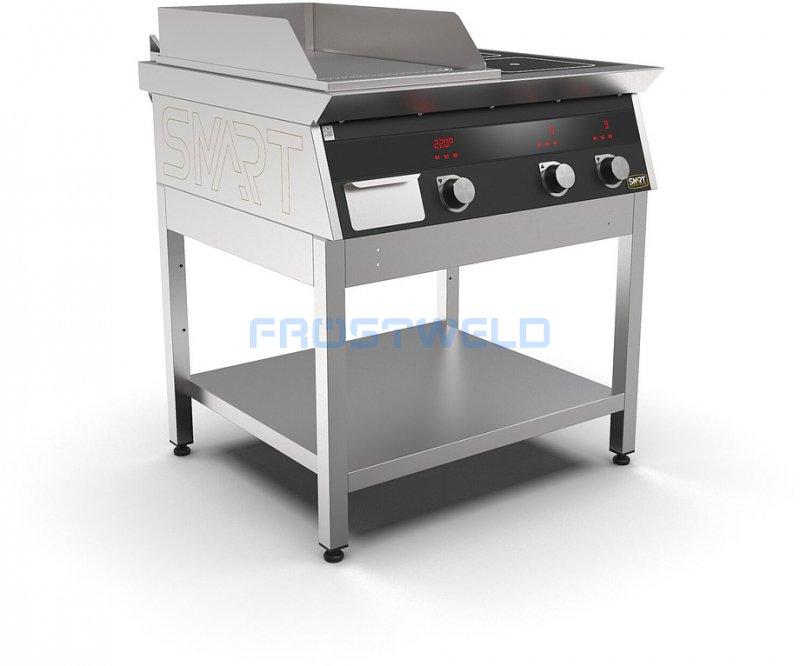 Плита индукционная комбинированная SMART INDUCTION K74-3RKB (с грилем) — фото 2
