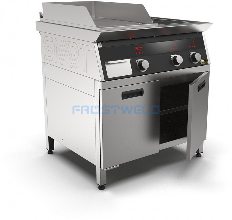 Плита индукционная комбинированная SMART INDUCTION K74-3RKB (с грилем) — фото 4