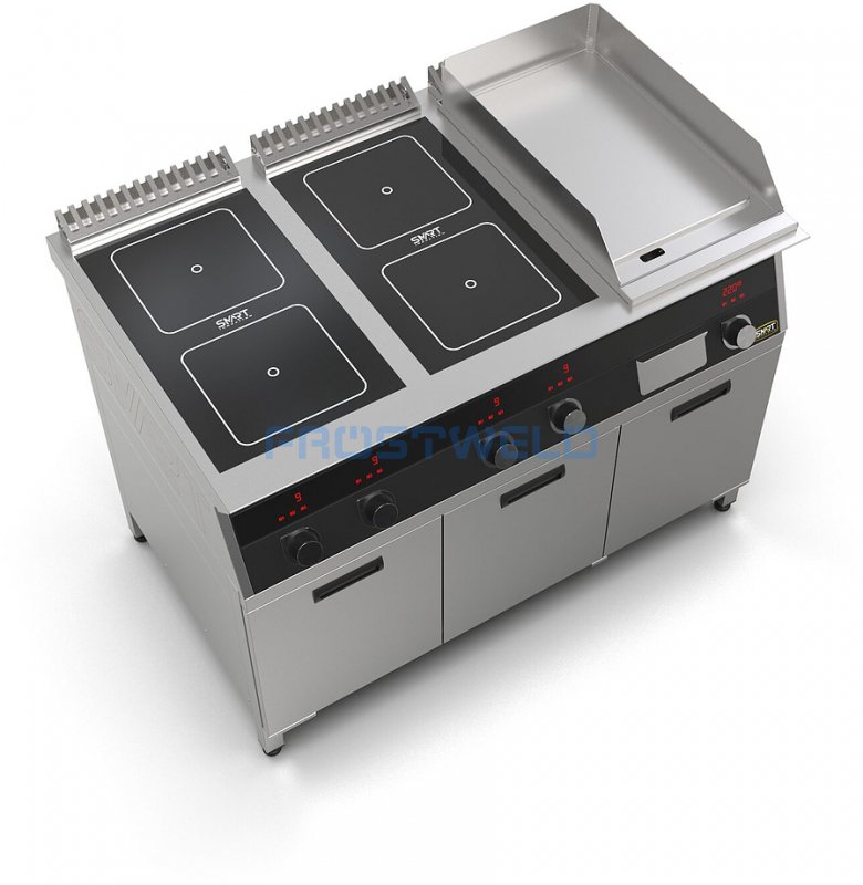 Плита индукционная комбинированная SMART INDUCTION K76-35KPB (с грилем) — фото 5