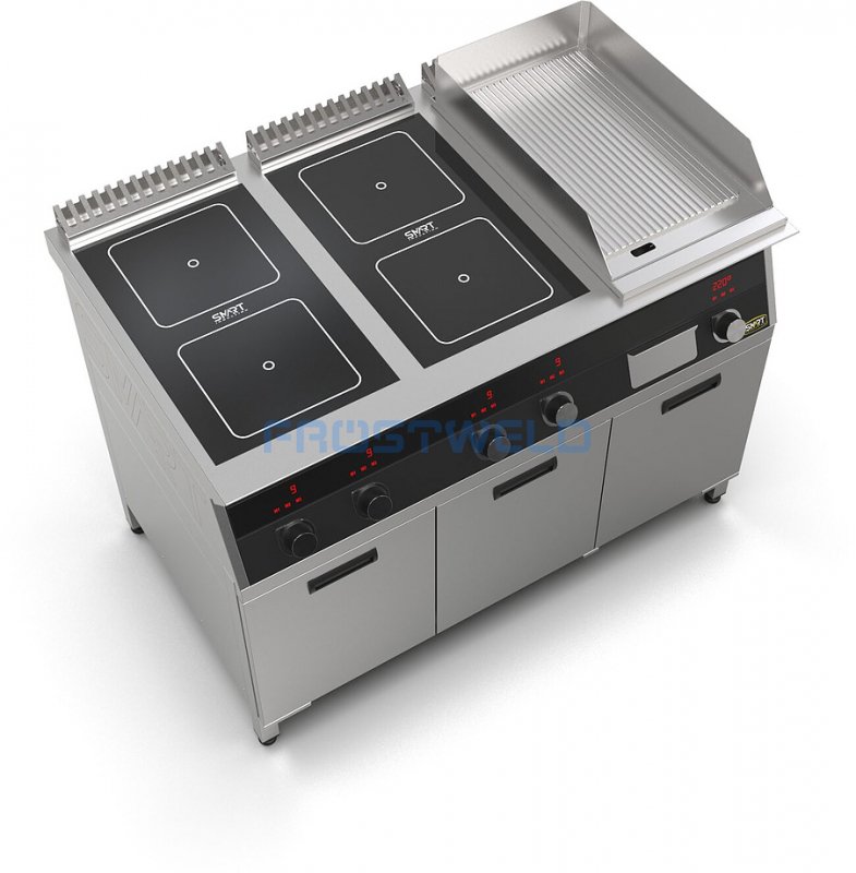 Плита индукционная комбинированная SMART INDUCTION K76-5KRB (с грилем) — фото 5