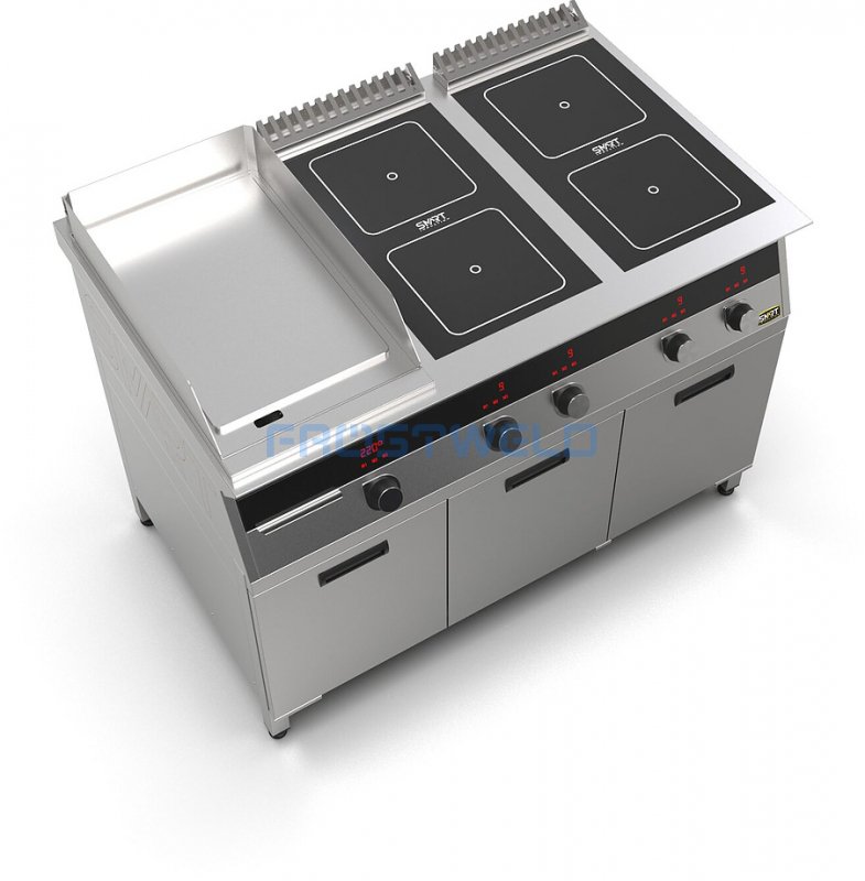 Плита индукционная комбинированная SMART INDUCTION K76-5PKN (с грилем) — фото 5