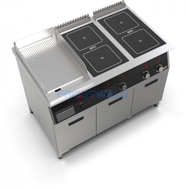 Плита индукционная комбинированная SMART INDUCTION K76-5RKB (с грилем) — фото 5