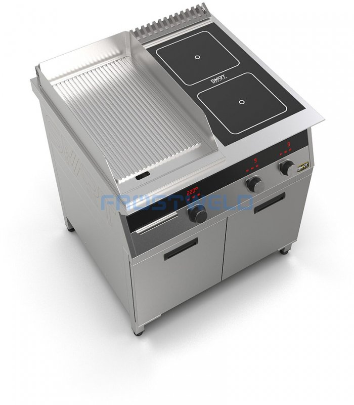 Плита индукционная комбинированная SMART INDUCTION K94-3RKN (с грилем) — фото 5