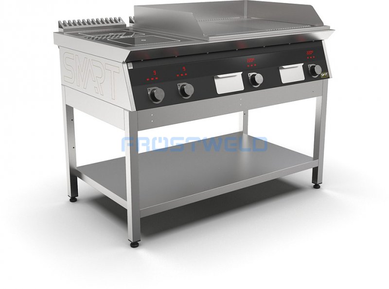 Плита индукционная комбинированная SMART INDUCTION K96-35KPRB (с грилем) — фото 2