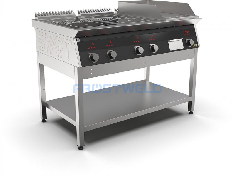 Плита индукционная комбинированная SMART INDUCTION K96-35KRB (с грилем) — фото 2