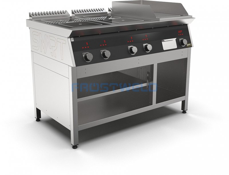 Плита индукционная комбинированная SMART INDUCTION K96-35KRB (с грилем) — фото 3