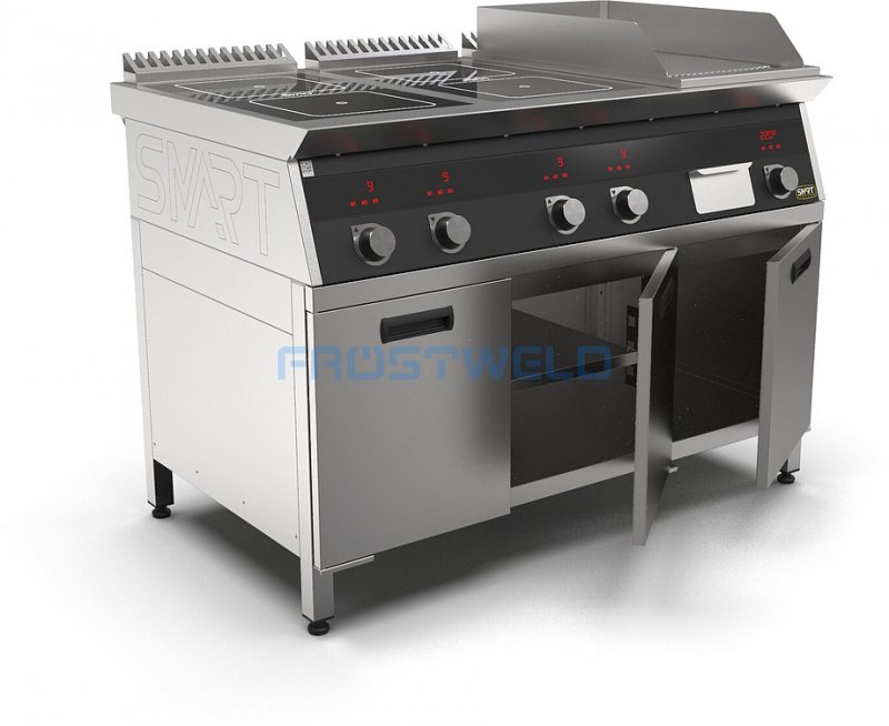 Плита индукционная комбинированная SMART INDUCTION K96-35KRB (с грилем) — фото 4