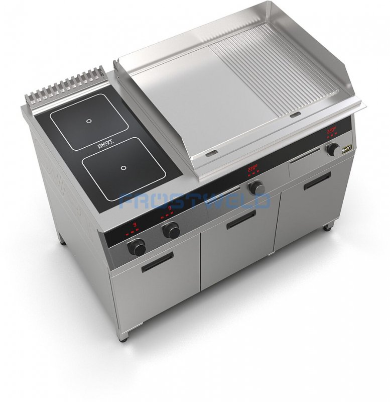 Плита индукционная комбинированная SMART INDUCTION K96-3KPRN (с грилем) — фото 5