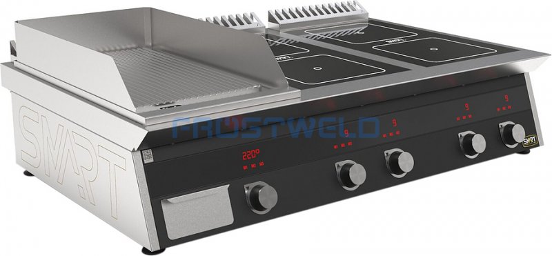 Плита индукционная комбинированная SMART INDUCTION K96-3RKB (с грилем) — фото 1