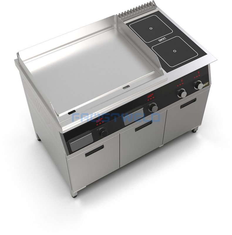 Плита индукционная комбинированная SMART INDUCTION K96-5PPKB (с грилем) — фото 5