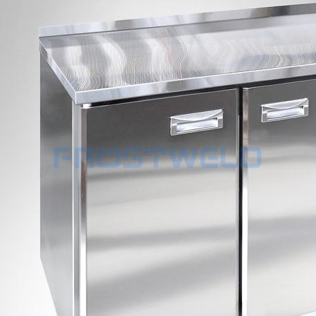 Стол холодильный для пиццы Finist СХСнпцгб-700-3 (нижний холодильный агрегат) с гранитными столешницей и бортами — фото 8
