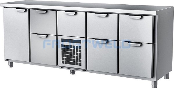 Стол холодильный для пиццы HappyChef TC BD 1-2-CBR-2-2 — фото 1