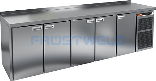 Стол холодильный HICOLD GN 11111 BR2 TN с бортом — фото 1