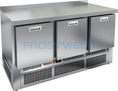 Стол холодильный HICOLD GNE 111/TN BOX с бортом — фото 1
