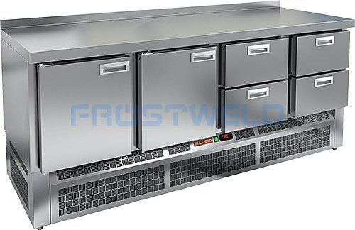 Стол холодильный HICOLD SNE 1122/TN с бортом — фото 1