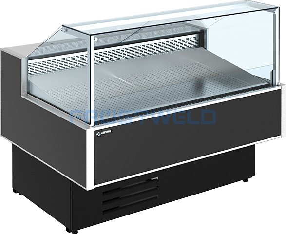 Витрина холодильная CRYSPI Gamma Quadro SN FISH 1200 LED (с боковинами) — фото 1