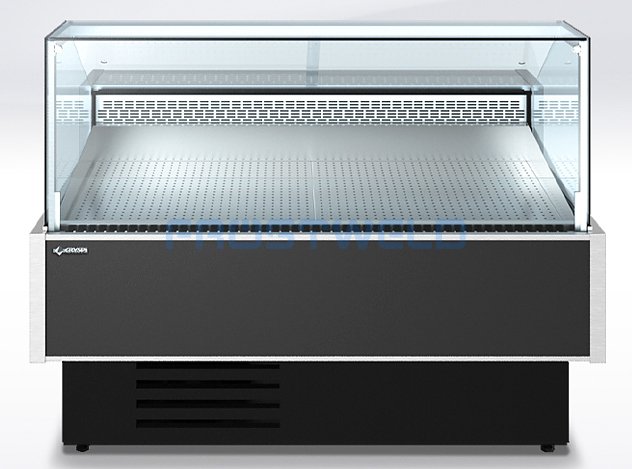 Витрина холодильная CRYSPI Gamma Quadro SN FISH 1200 LED (с боковинами) — фото 2
