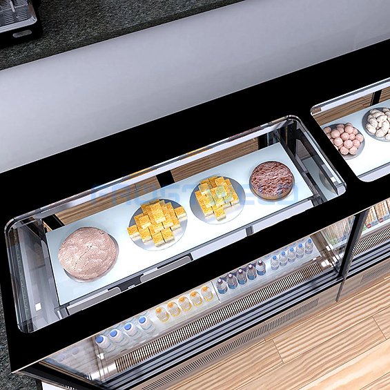 Витрина холодильная TEFCOLD LPD1503F/BLACK — фото 4