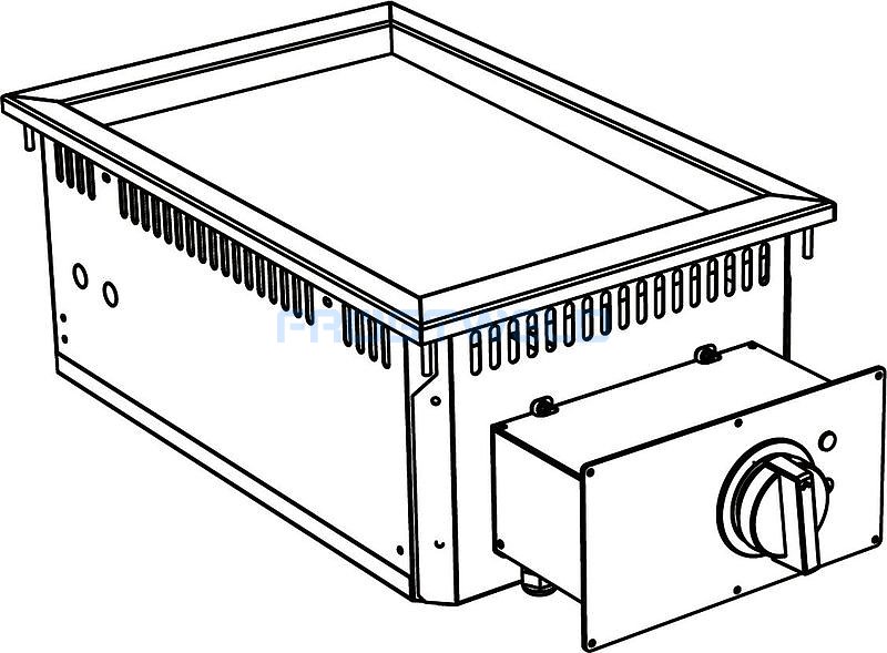 Жарочная поверхность встраиваемая Apach Chef Line SLDI7FTE4CL — фото 1