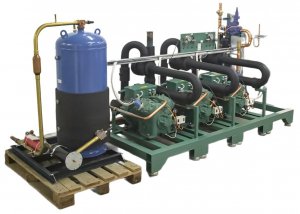 ЦХМ на базе компрессора Bitzer 3х4GE-23Y + РС 160 бу