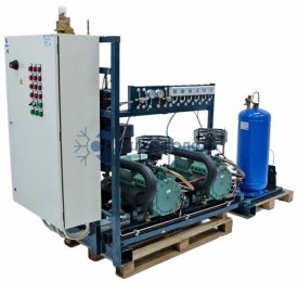 ЦХМ низкотемпературный на базе компрессора Bitzer 2x2CC-3.2Y (2x2CES-3Y) б/у