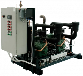 ЦХМ низкотемпературный на базе компрессора Bitzer 2x2FC-2.2Y (2x2FES-2Y) б/у