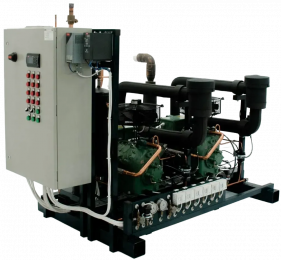 ЦХМ низкотемпературный на базе компрессора Bitzer 2x4CC-6.2Y (2x4CES-6Y) б/у