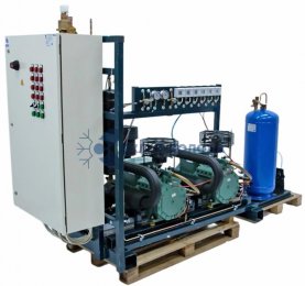 ЦХМ низкотемпературный на базе компрессора Bitzer 2x4EC-4.2Y (2x4EES-4Y) б/у