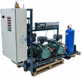 ЦХМ низкотемпературный на базе компрессора Bitzer 2x4J-13.2Y (2x4JE-15Y) б/у