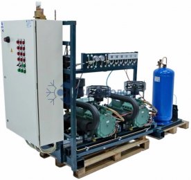 ЦХМ низкотемпературный на базе компрессора Bitzer 2x6J-22.2Y (2x6JE-25Y) б/у