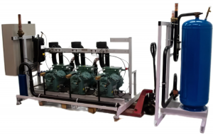 ЦХМ низкотемпературный на базе компрессора Bitzer 3x4FC-3.2Y (3x4FES-3Y) б/у