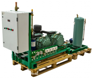ЦХМ среднетемпературный на базе компрессора Bitzer 2x4VCS-10.2Y (2x4VES-10Y) б/у