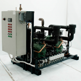 ЦХМ среднетемпературный на базе компрессора Bitzer 2x6F-50.2Y (2x6FE-50Y) б/у