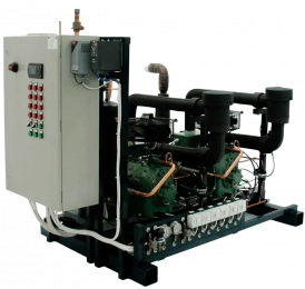 ЦХМ среднетемпературный на базе компрессора Bitzer 2x6G-40.2Y (2x6GE-40Y) б/у