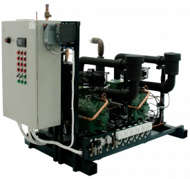 ЦХМ среднетемпературный на базе компрессора Bitzer 2x6H-35.2Y (2x6HE-35Y) б/у