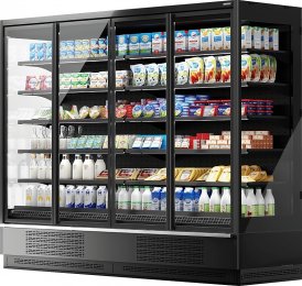 Горка холодильная Dazzl Vega DG 080H 210 375 (выносной агрегат) гастрономическая RAL9005