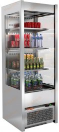Горка холодильная HICOLD RDM 65/6 20PRO 750х600х2000 мм, нержавеющая сталь