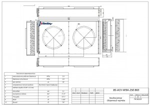 Конденсатор воздушный Belief BS-ACV-W9A 250 B65 NG (без вент.)