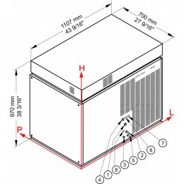 Льдогенератор Brema Muster 1500W