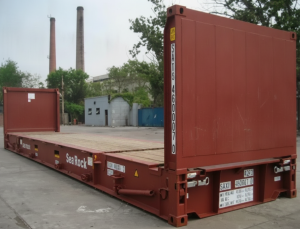 Морской контейнер 40фут Flat Rack б/у