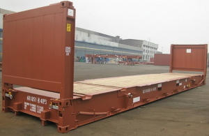 Морской контейнер 40фут Flat Rack б/у