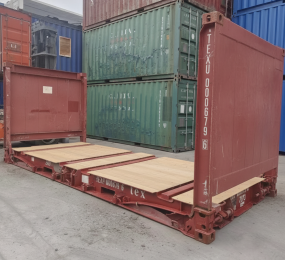 Морской контейнер FLAT RACK 20 футов  б/у