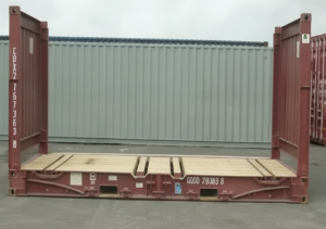 Морской контейнер FLAT RACK 20 футов  б/у
