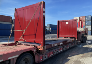 Морской контейнер FLAT RACK 20 футов  б/у